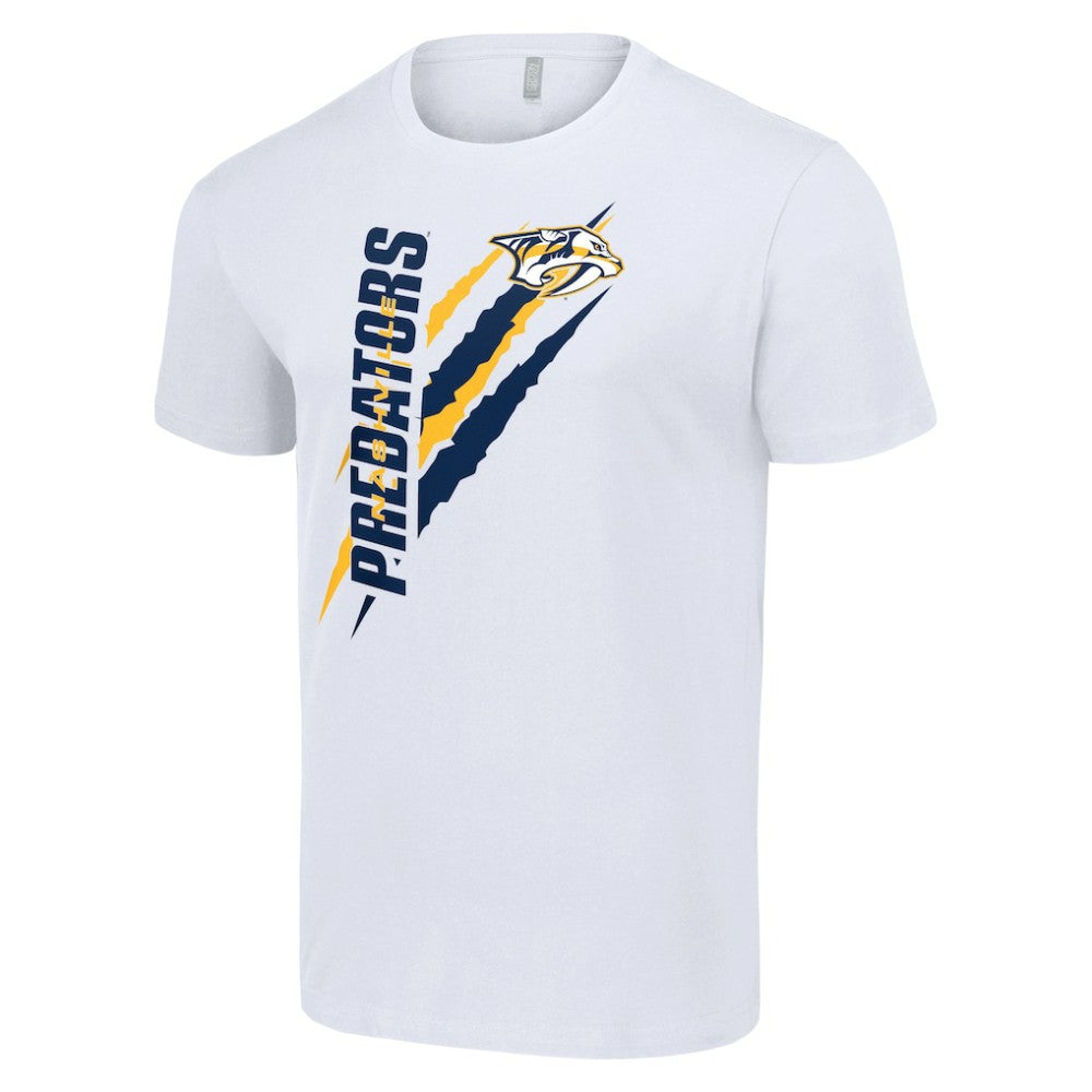Nashville Predators Starter Color Scratch T-Shirt - White | NHL discount