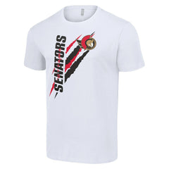 Ottawa Senators Starter Color Scratch T-Shirt - White | NHL sale