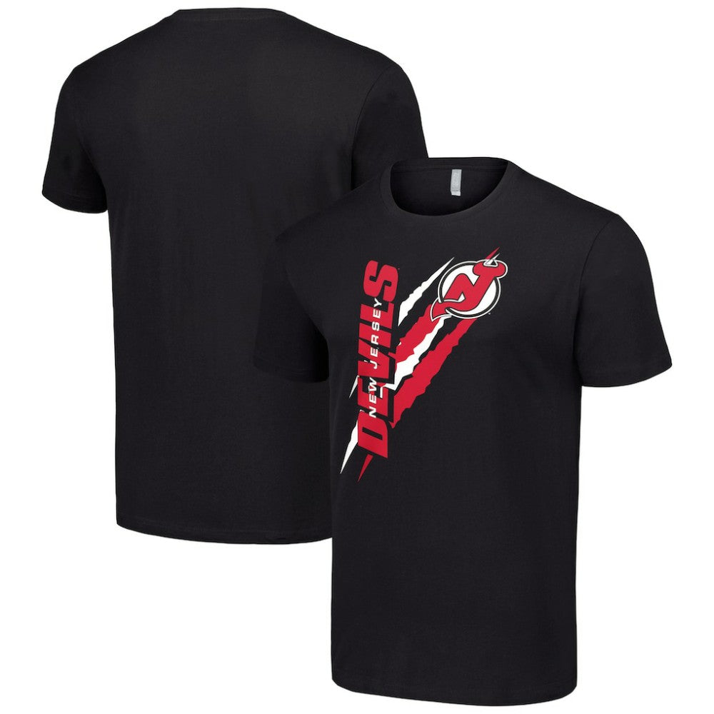 New Jersey Devils Starter Color Scratch T-Shirt - Black | NHL near me