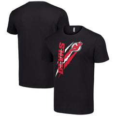 New Jersey Devils Starter Color Scratch T-Shirt - Black | NHL near me