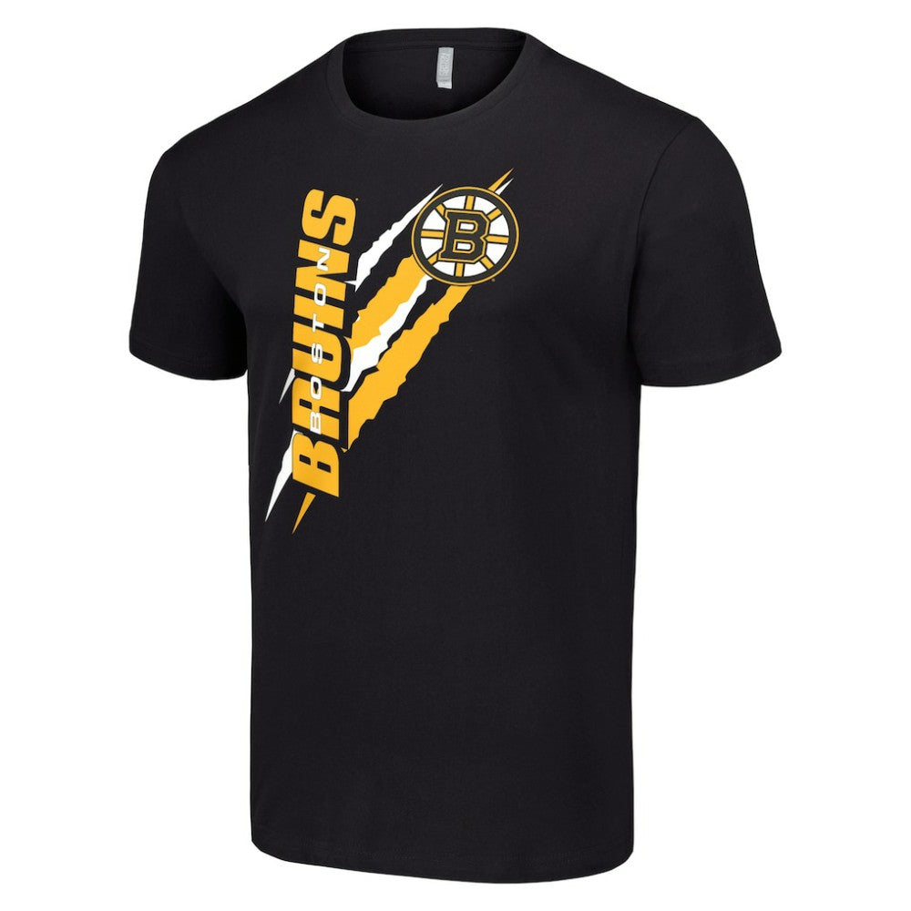 Boston Bruins Starter Color Scratch T-Shirt - Black | NHL online