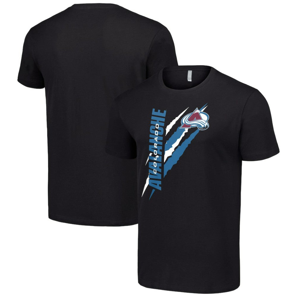 Colorado Avalanche Starter Color Scratch T-Shirt - Black | NHL sale