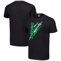 Dallas Stars Starter Color Scratch T-Shirt - Black | NHL Lifestyle