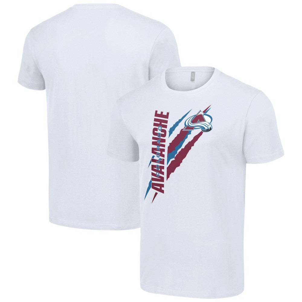 Colorado Avalanche Starter Color Scratch T-Shirt - White | NHL online