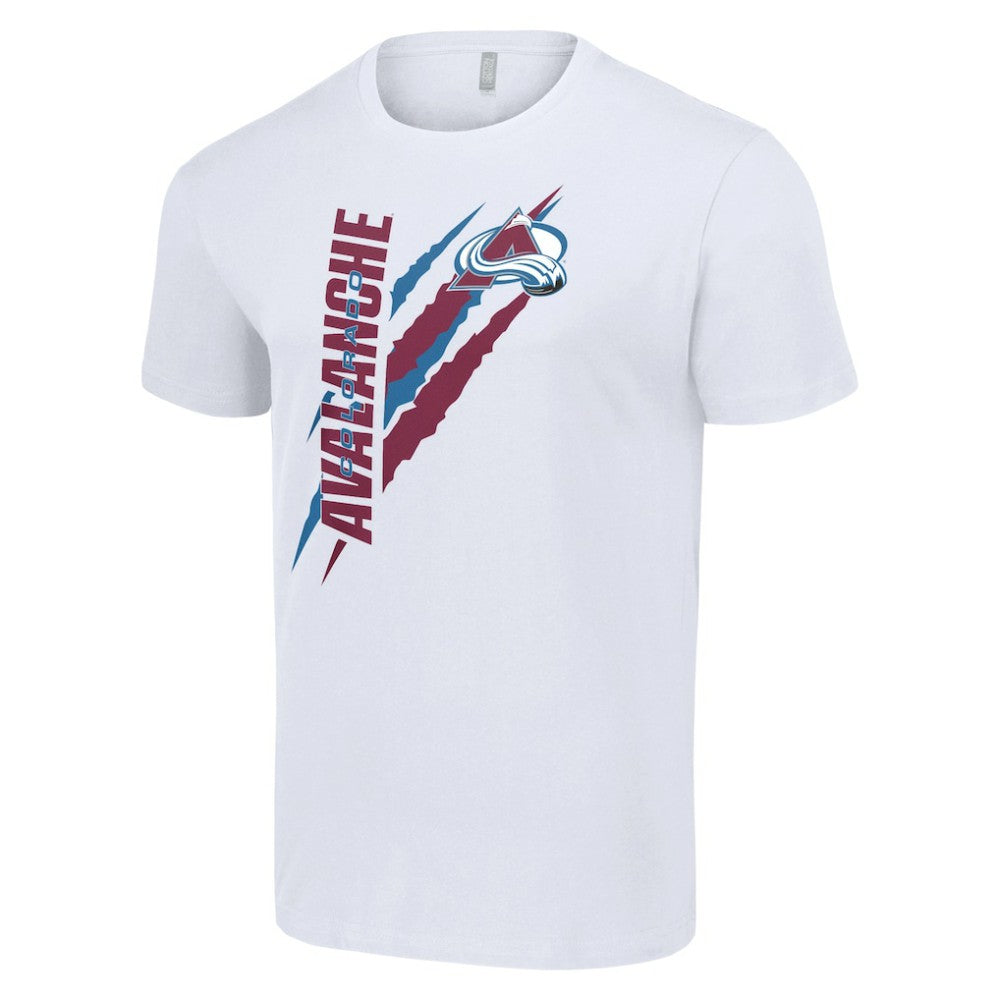 Colorado Avalanche Starter Color Scratch T-Shirt - White | NHL online