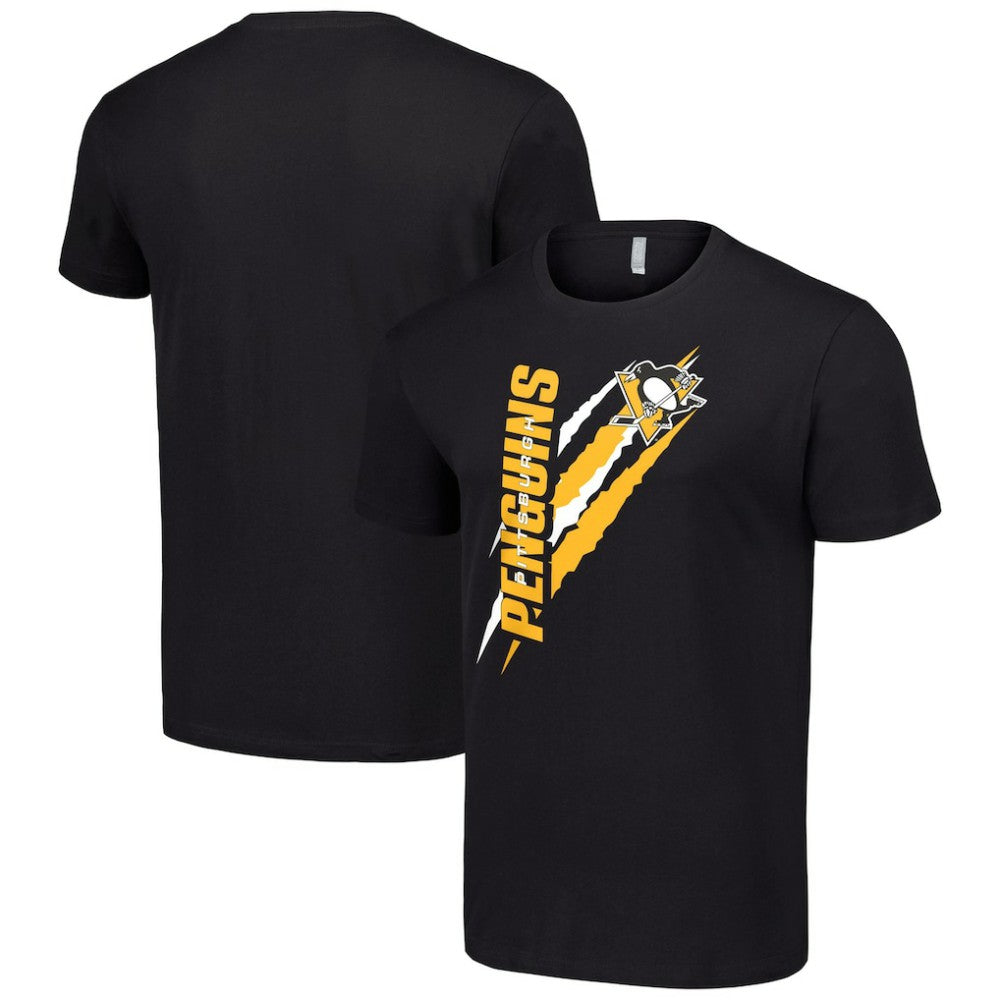 Pittsburgh Penguins Starter Color Scratch T-Shirt - Black | NHL online