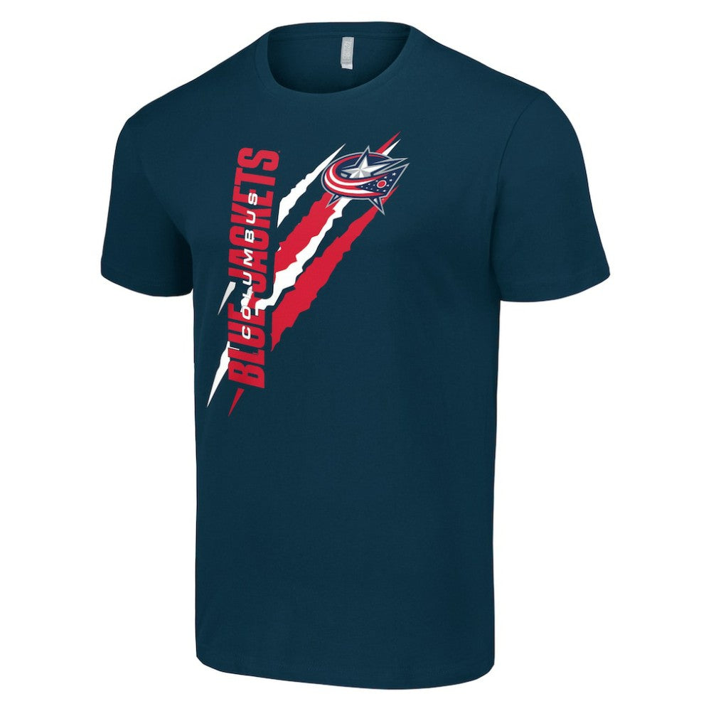 Columbus Blue Jackets Starter Color Scratch T-Shirt - Navy | NHL near me