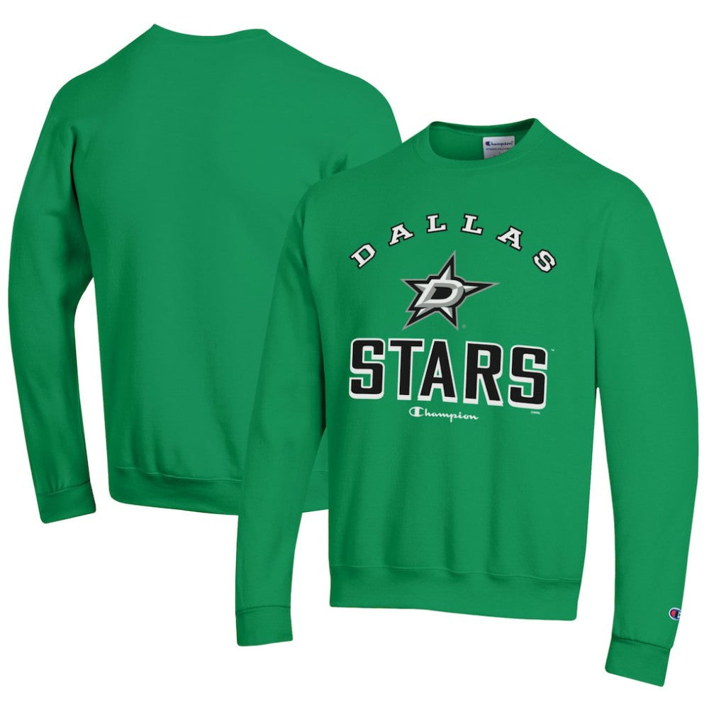 Dallas Stars Champion Eco Powerblend Crewneck Sweatshirt - Kelly Green | NHL discount