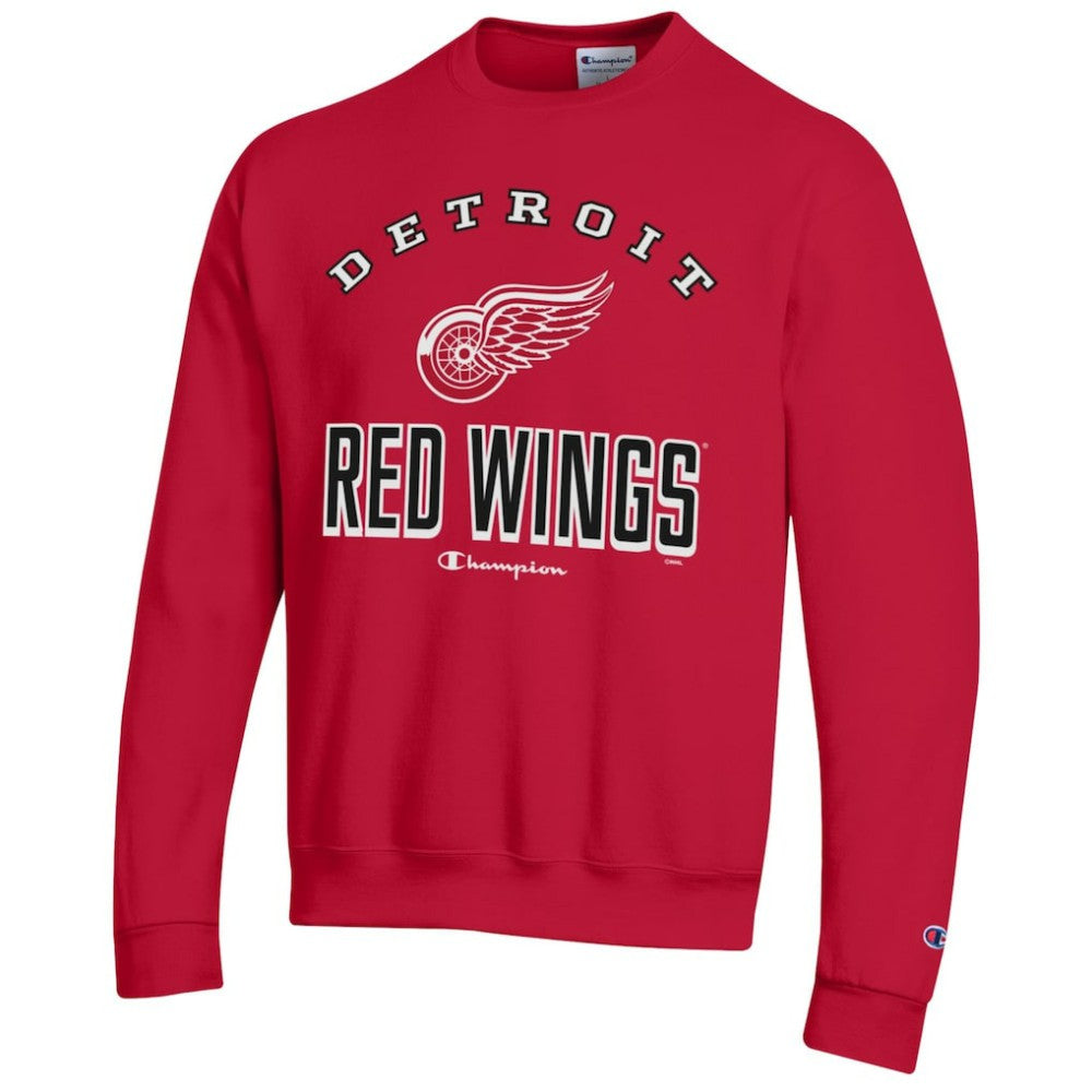 Detroit Red Wings Champion Eco Powerblend Crewneck Sweatshirt - Red | NHL discount