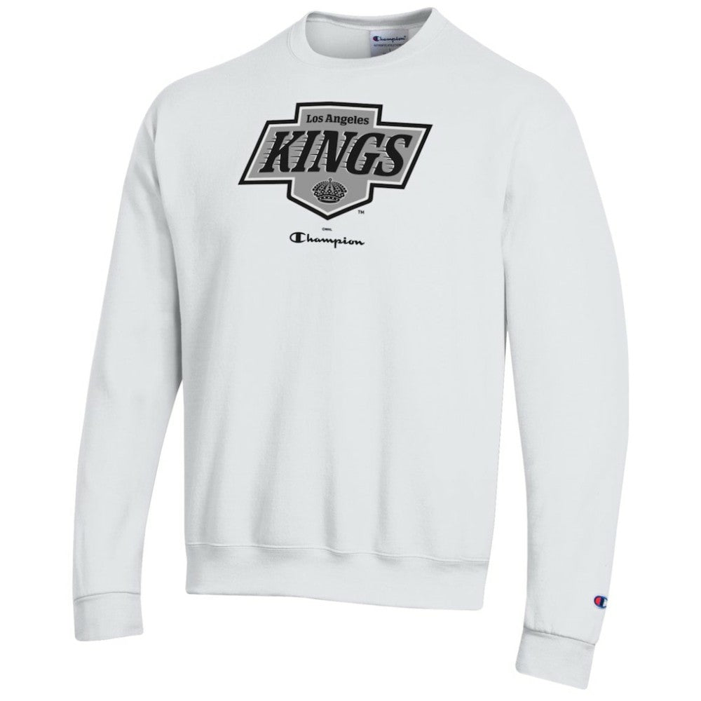 Los Angeles Kings Champion Eco Powerblend Crewneck Sweatshirt - White | NHL sale