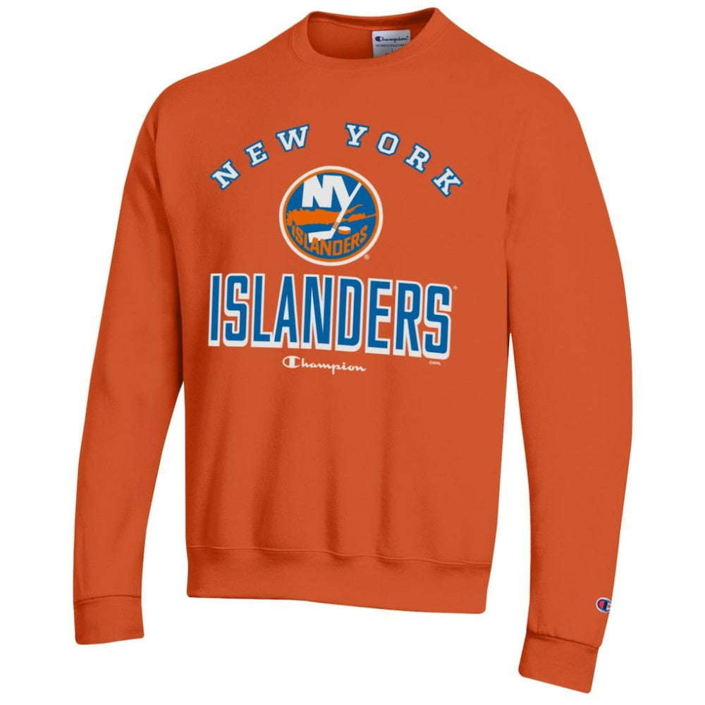 New York Islanders Champion Eco Powerblend Crewneck Sweatshirt - Orange | NHL sale