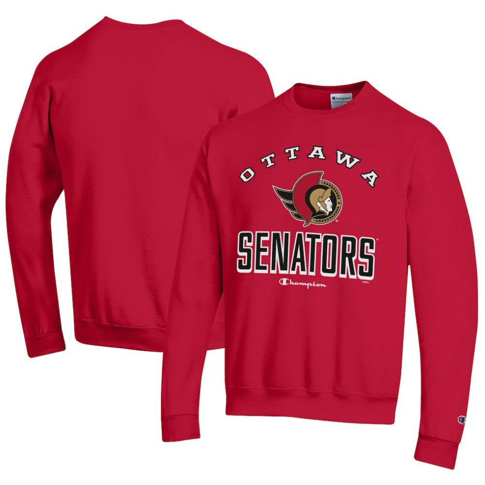 Ottawa Senators Champion Eco Powerblend Crewneck Sweatshirt - Red | NHL discount