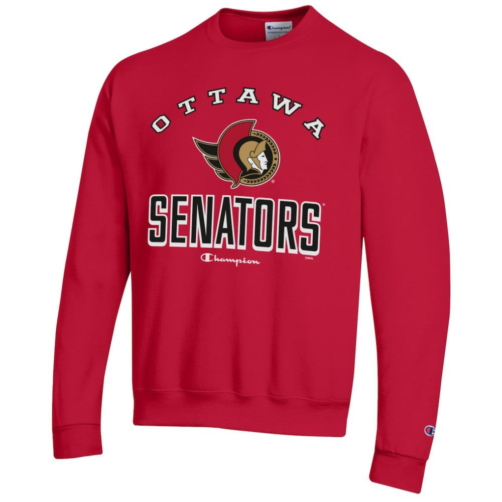 Ottawa Senators Champion Eco Powerblend Crewneck Sweatshirt - Red | NHL discount