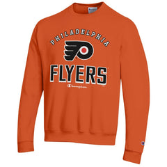 Philadelphia Flyers Champion Eco Powerblend Crewneck Sweatshirt - Orange | NHL near me