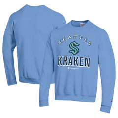 Seattle Kraken Champion Eco Powerblend Crewneck Sweatshirt - Light Blue | NHL near me