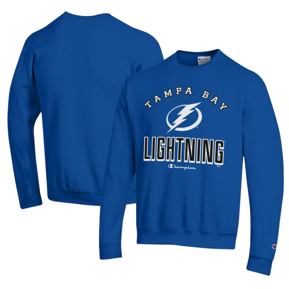 Tampa Bay Lightning Champion Eco Powerblend Crewneck Sweatshirt - Royal | NHL near me