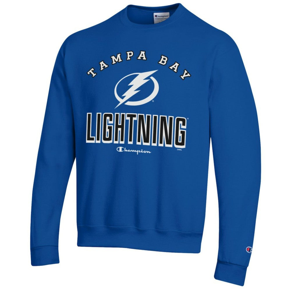 Tampa Bay Lightning Champion Eco Powerblend Crewneck Sweatshirt - Royal | NHL near me