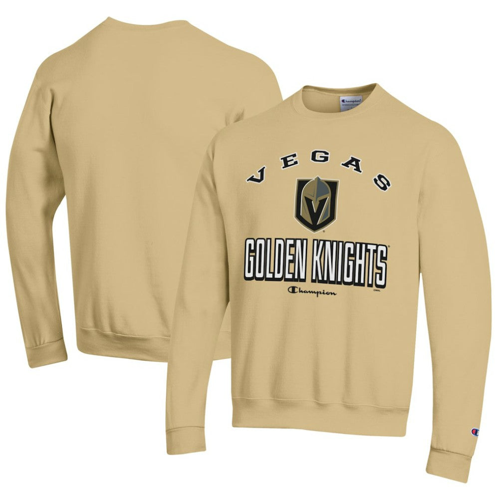 Vegas Golden Knights Champion Eco Powerblend Crewneck Sweatshirt - Yellow | NHL Clearance