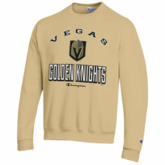 Vegas Golden Knights Champion Eco Powerblend Crewneck Sweatshirt - Yellow | NHL Clearance