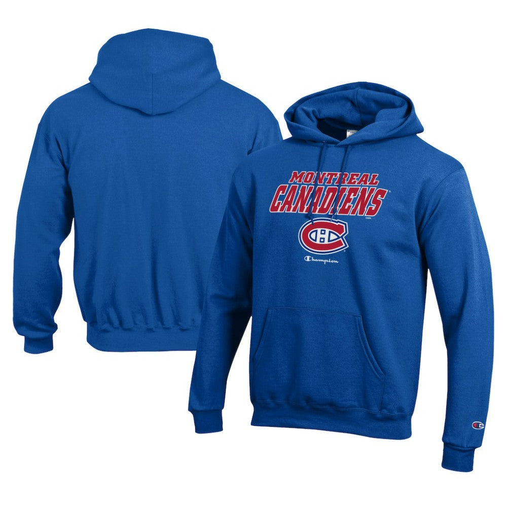 Montreal Canadiens Champion Eco Powerblend Pullover Hoodie - Royal | NHL online