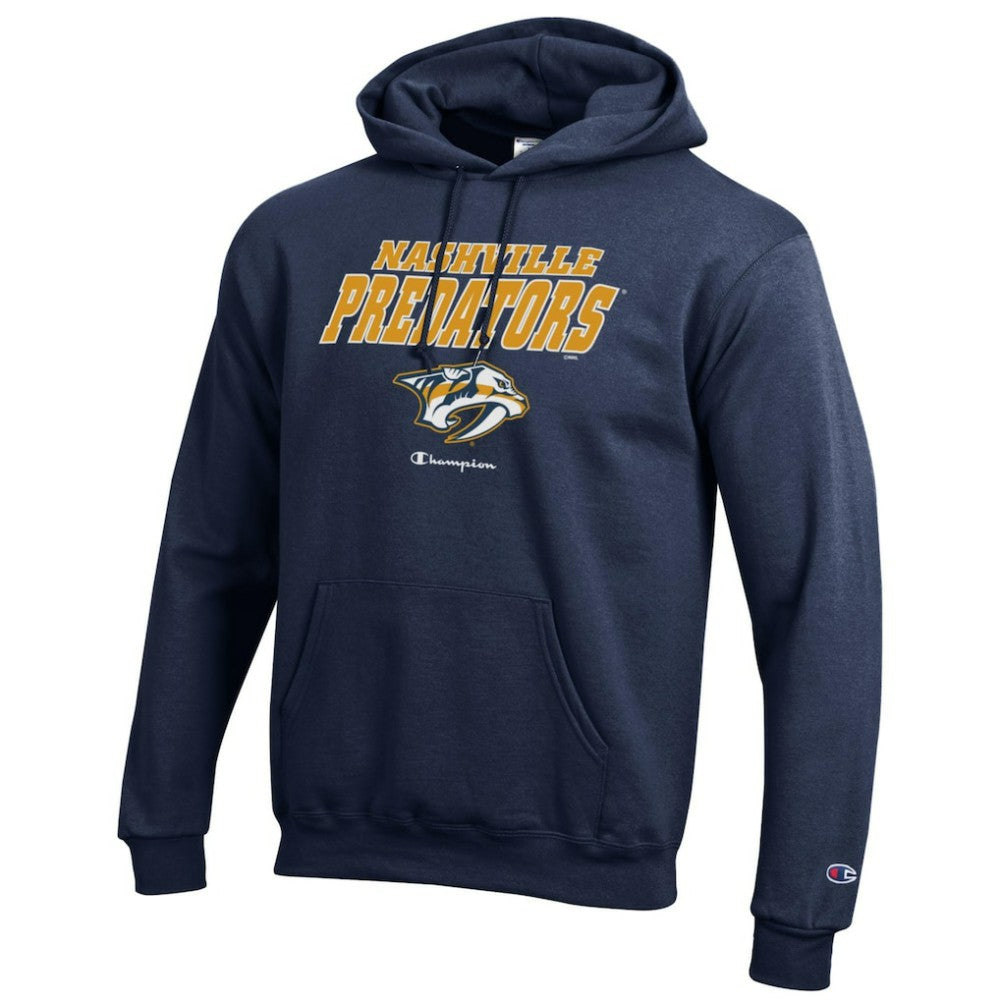 Nashville Predators Champion Eco Powerblend Pullover Hoodie - Navy | NHL on sale