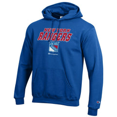 New York Rangers Champion Eco Powerblend Pullover Hoodie - Royal | NHL discount