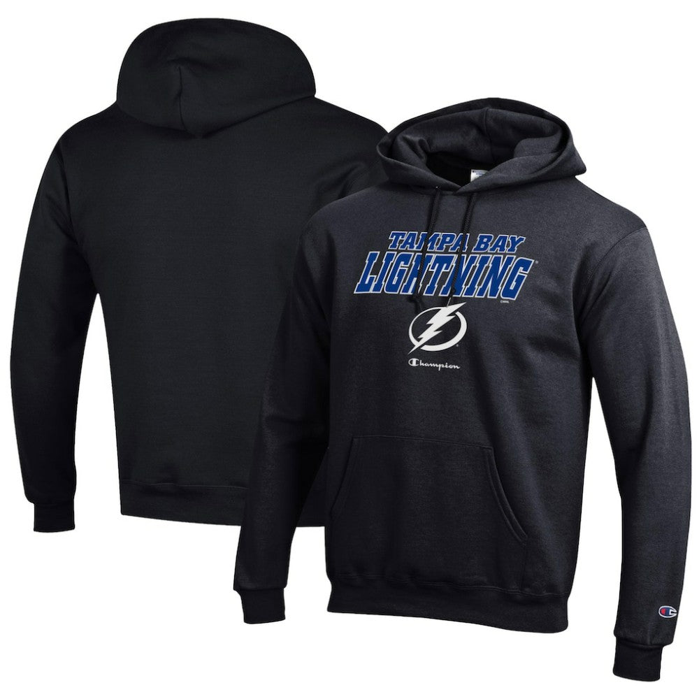 Tampa Bay Lightning Champion Eco Powerblend Pullover Hoodie - Black | NHL on sale