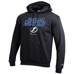 Tampa Bay Lightning Champion Eco Powerblend Pullover Hoodie - Black | NHL on sale