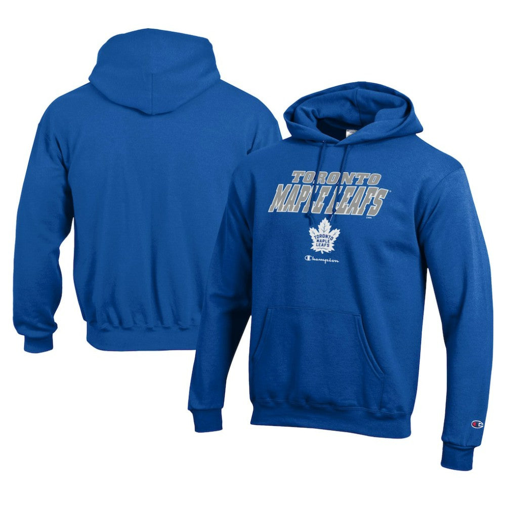 Toronto Maple Leafs Champion Eco Powerblend Pullover Hoodie - Royal | NHL Lifestyle