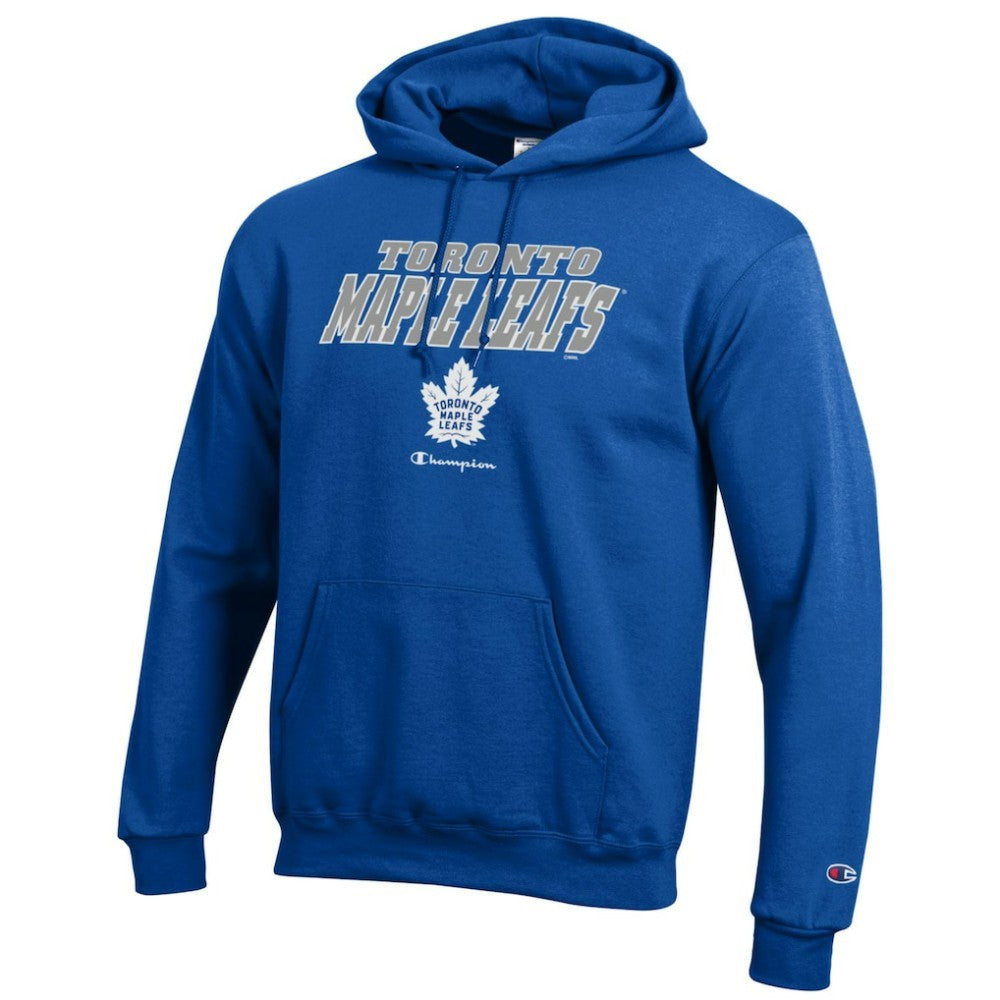 Toronto Maple Leafs Champion Eco Powerblend Pullover Hoodie - Royal | NHL Lifestyle