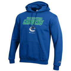 Vancouver Canucks Champion Eco Powerblend Pullover Hoodie - Royal | NHL online