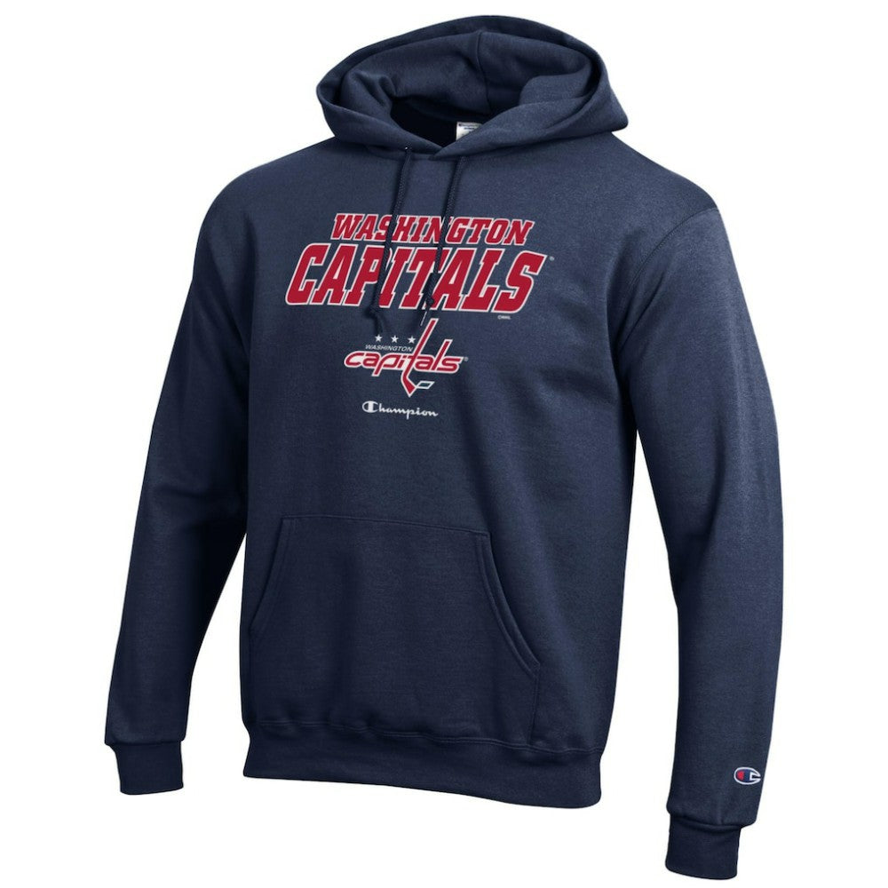 Washington Capitals Champion Eco Powerblend Pullover Hoodie - Navy | NHL Clearance