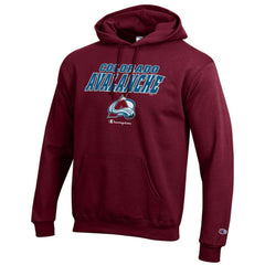 Colorado Avalanche Champion Eco Powerblend Pullover Hoodie - Burgundy | NHL online