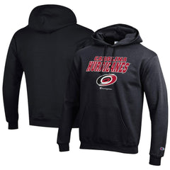 Carolina Hurricanes Champion Eco Powerblend Pullover Hoodie - Black | NHL Lifestyle
