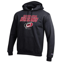 Carolina Hurricanes Champion Eco Powerblend Pullover Hoodie - Black | NHL Lifestyle