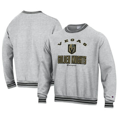 Vegas Golden Knights Champion Reverse Weave Yarn Dye Pullover Sweatshirt - Heather Gray | NHL on sale