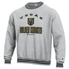 Vegas Golden Knights Champion Reverse Weave Yarn Dye Pullover Sweatshirt - Heather Gray | NHL on sale