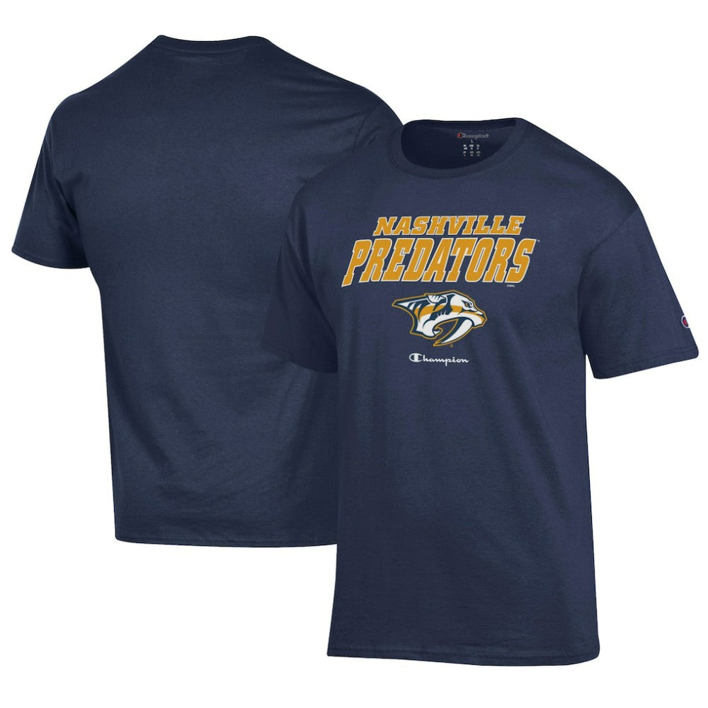 Nashville Predators Champion Jersey T-Shirt - Navy | NHL sale