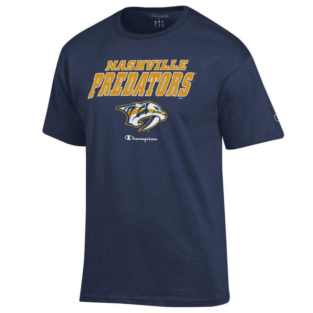Nashville Predators Champion Jersey T-Shirt - Navy | NHL sale
