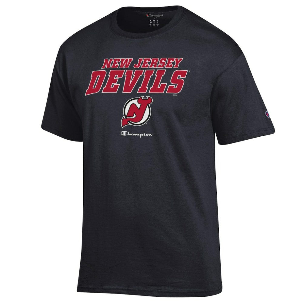 New Jersey Devils Champion Jersey T-Shirt - Black | NHL on sale