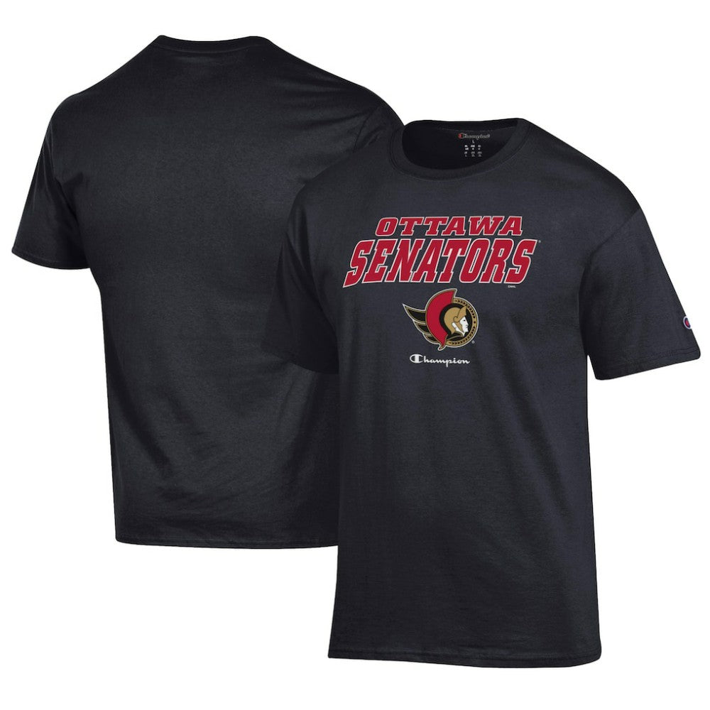 Ottawa Senators Champion Jersey T-Shirt - Black | NHL Clearance