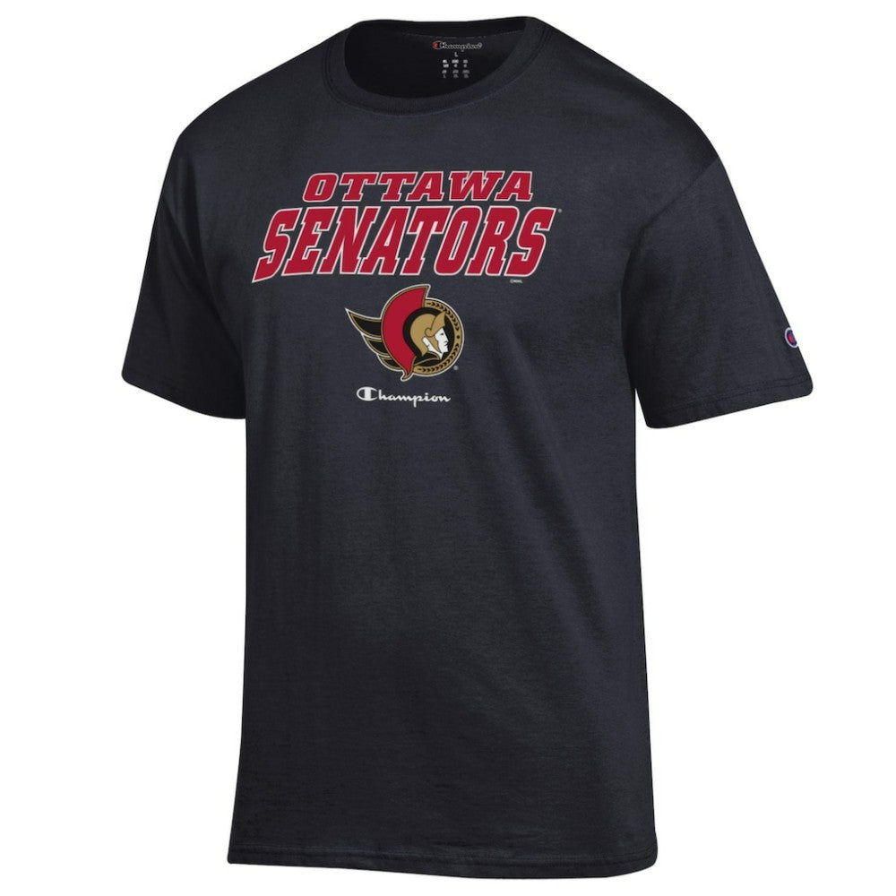 Ottawa Senators Champion Jersey T-Shirt - Black | NHL Clearance