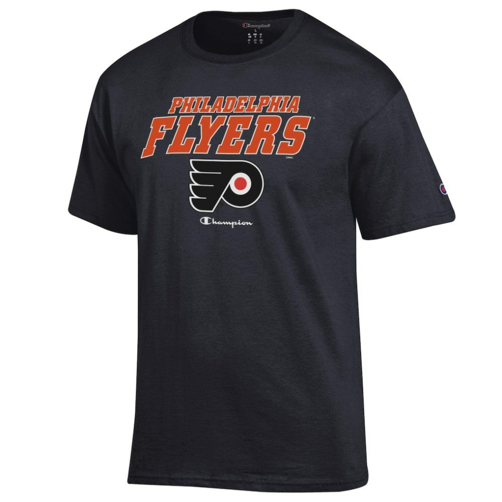 Philadelphia Flyers Champion Jersey T-Shirt - Black | NHL Lifestyle
