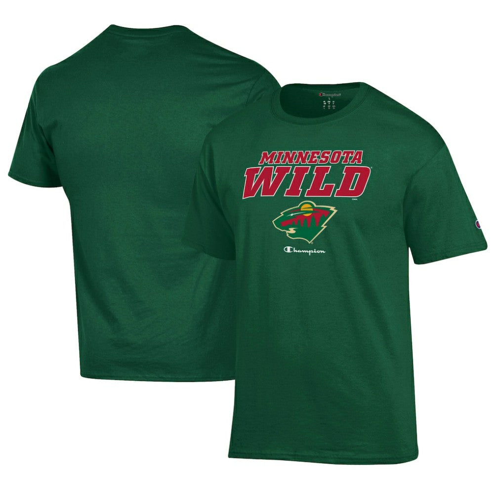 Minnesota Wild Champion Jersey T-Shirt - Hunter Green | NHL Lifestyle