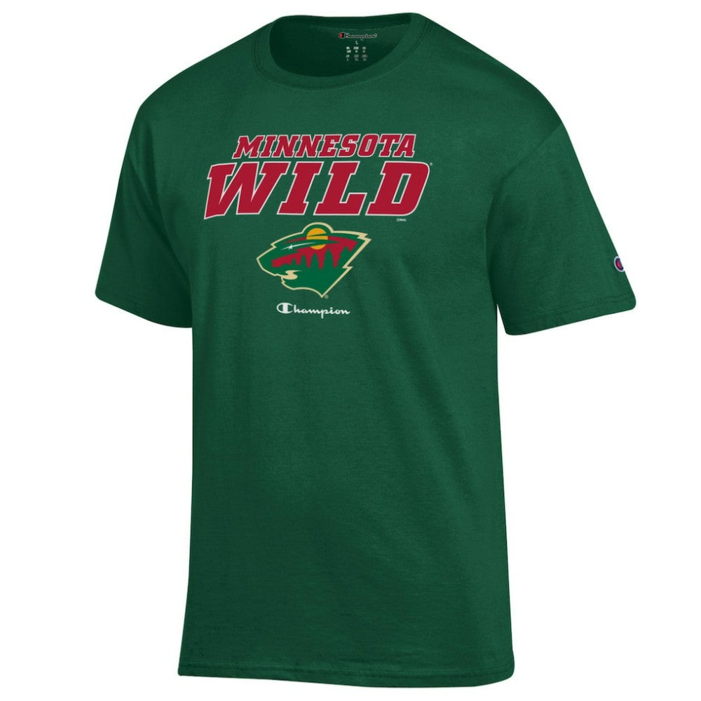 Minnesota Wild Champion Jersey T-Shirt - Hunter Green | NHL Lifestyle