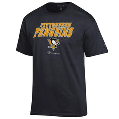 Pittsburgh Penguins Champion Jersey T-Shirt - Black | NHL online