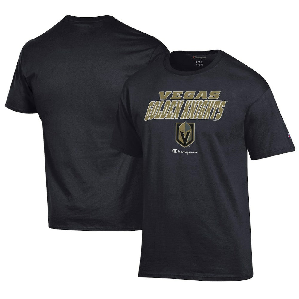 Vegas Golden Knights Champion Jersey T-Shirt - Black | NHL on sale