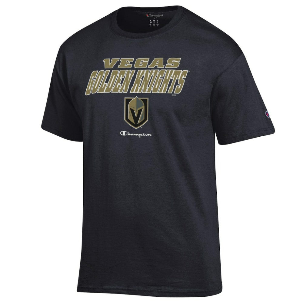 Vegas Golden Knights Champion Jersey T-Shirt - Black | NHL on sale