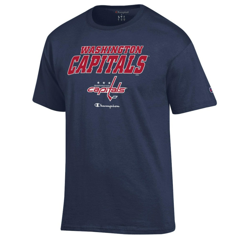 Washington Capitals Champion Jersey T-Shirt - Navy | NHL online