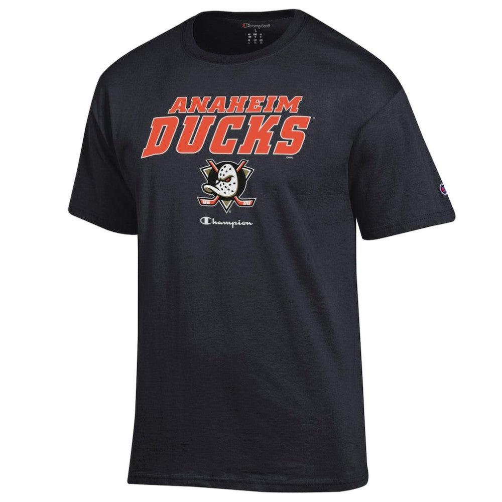 Anaheim Ducks Champion Jersey T-Shirt - Black | NHL on sale